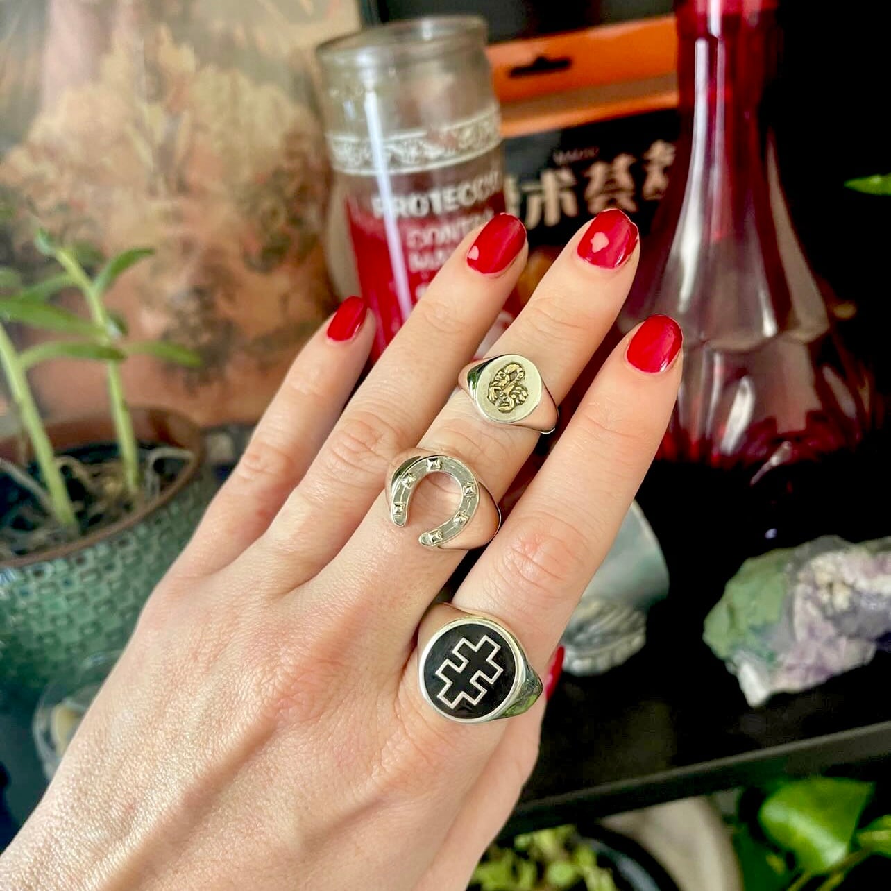THIRTEEN DESIGNS サーティーンデザインズ RR-3 SCROLL IRON CROSS