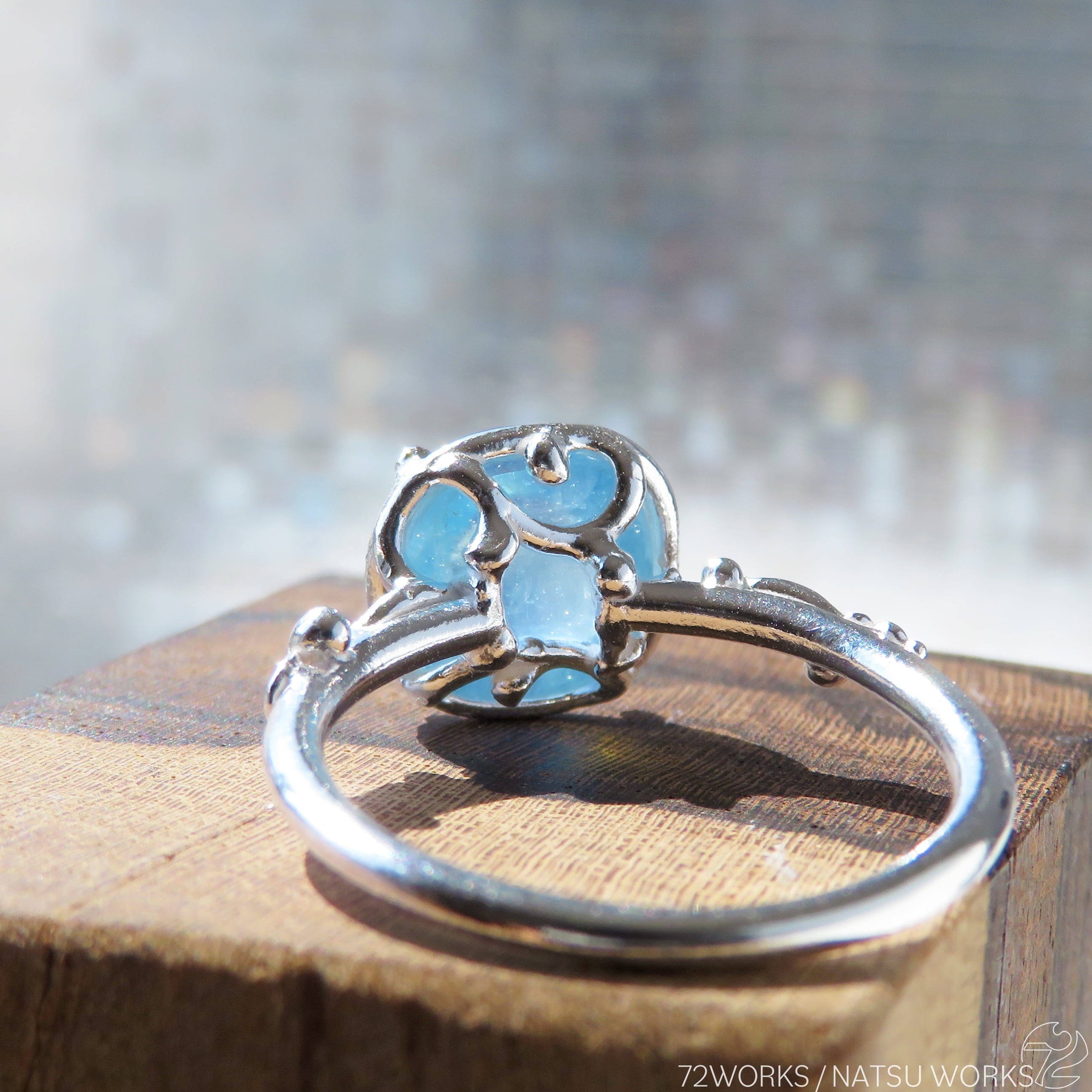 アクアマリン リング / Aquamarine Ring D | NATSU WORKS Jewelry アクアマリン リング / Aquamarine Ring D | NATSU WORKS Jewelry