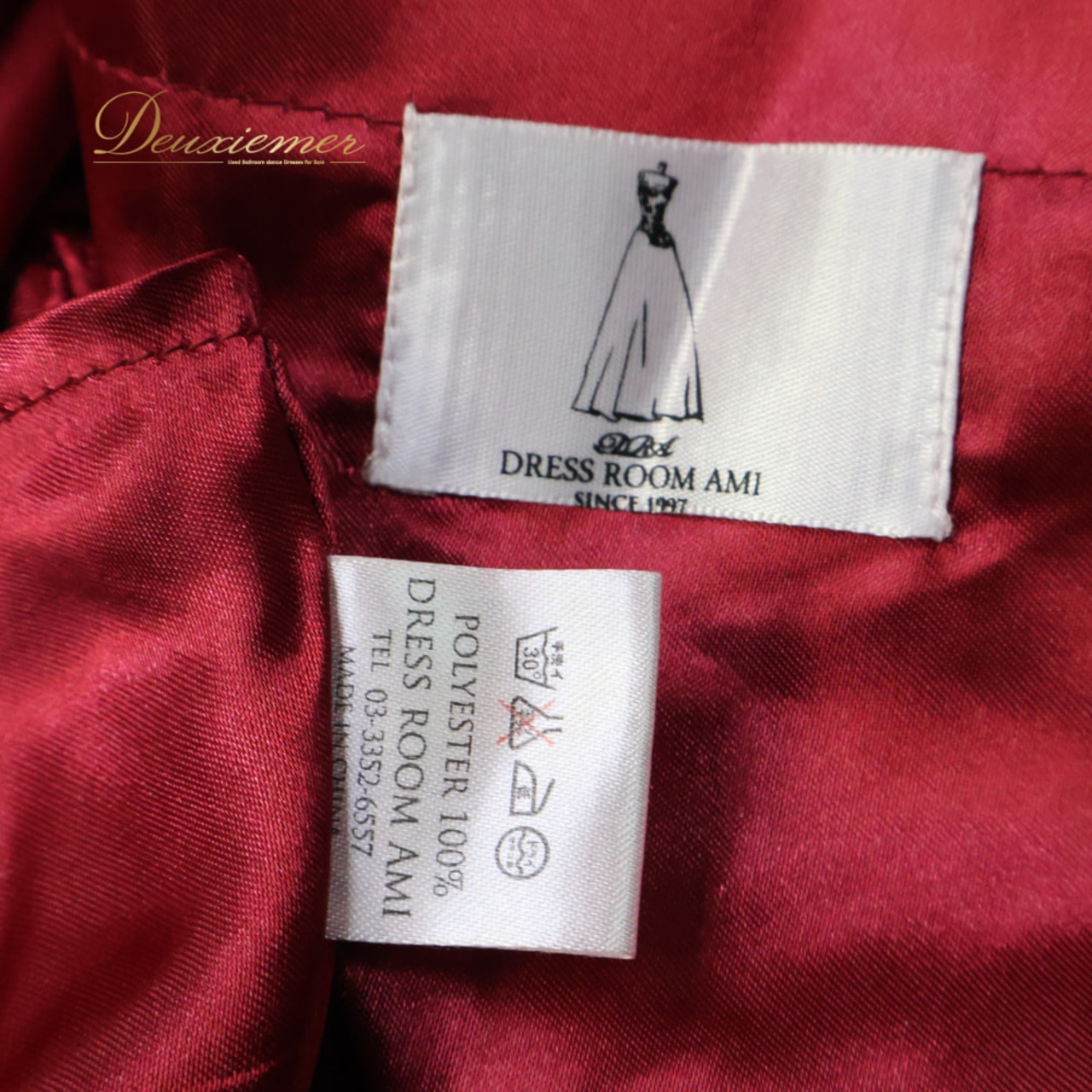 フォーマル 衣装 DRESS ROOM AMI ドレスルームアミ ドレス レッド系 ワインレッド 赤 無地 ストール 無地 編み上げ パーティ 演奏会 発表会 キャミソール おしゃれ 結婚式 舞台衣装 エレガント 大人 上品 かわいい