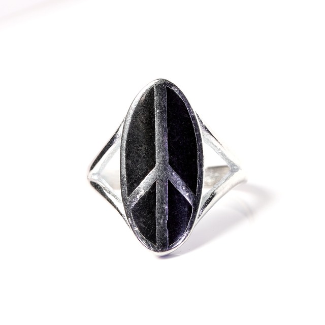 G&S / Peace Symbol Ring  #13 (used)