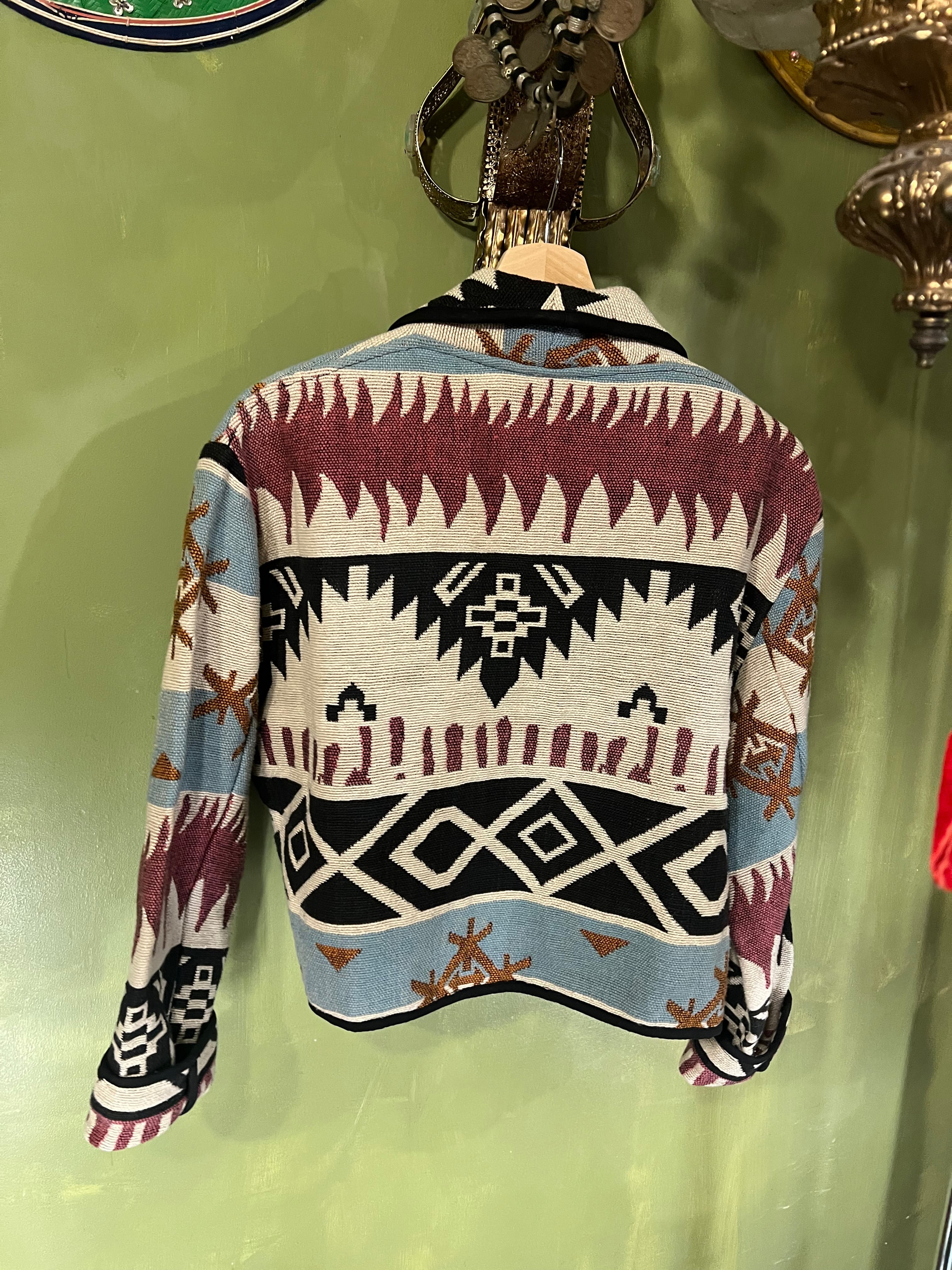 Vintage native × cotton rug jacket ( ヴィンテージ ネイティブ柄