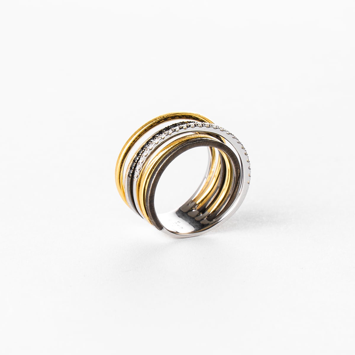 K18+Silver ring CMR9 コンビリング | Maggie jewelryJapan マギー