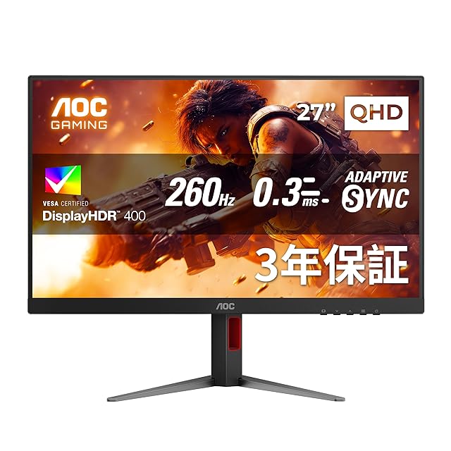 KOORUI QD 量子ドットMini LED ゲーミングモニター 27インチ WQHD 2560