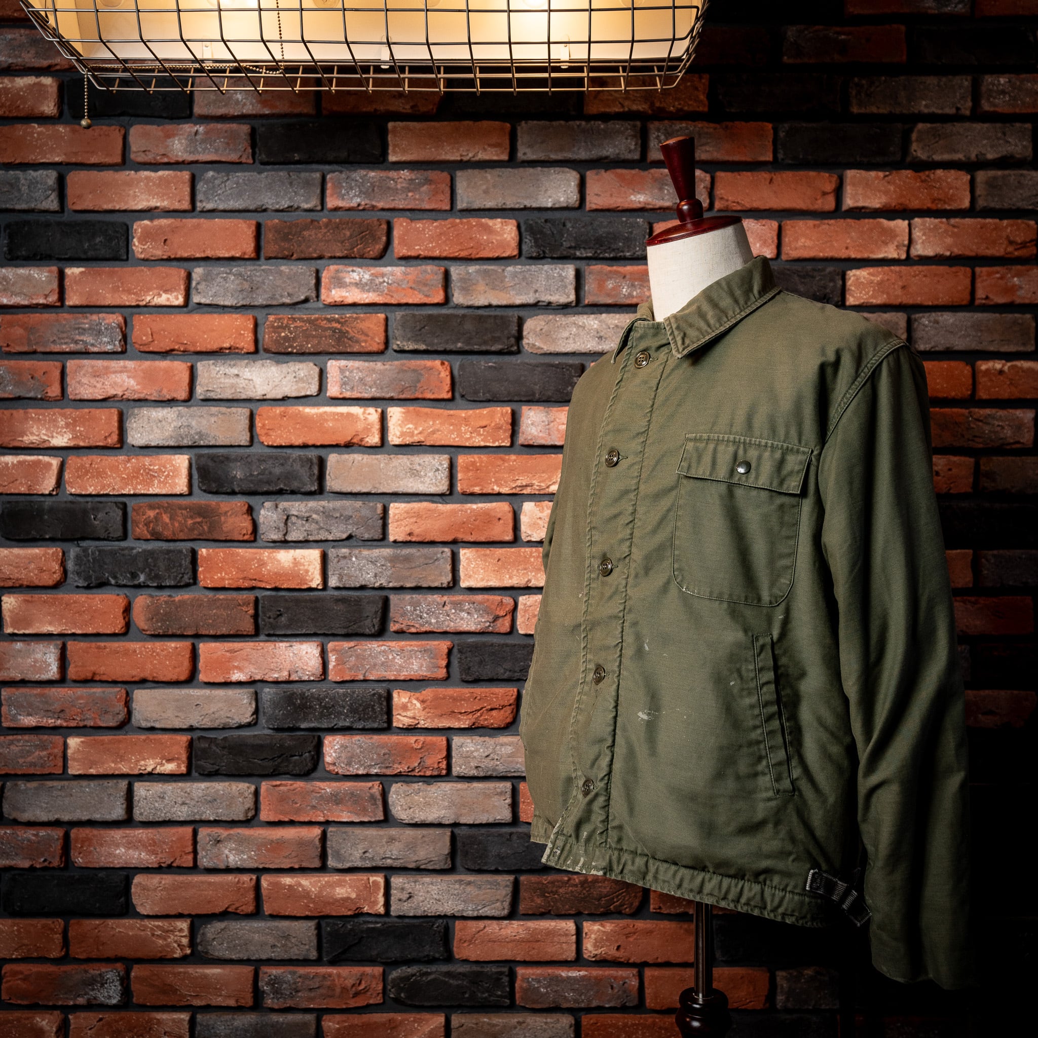 LARGE】U.S.Navy A-2 Deck Jacket Good Stencil 