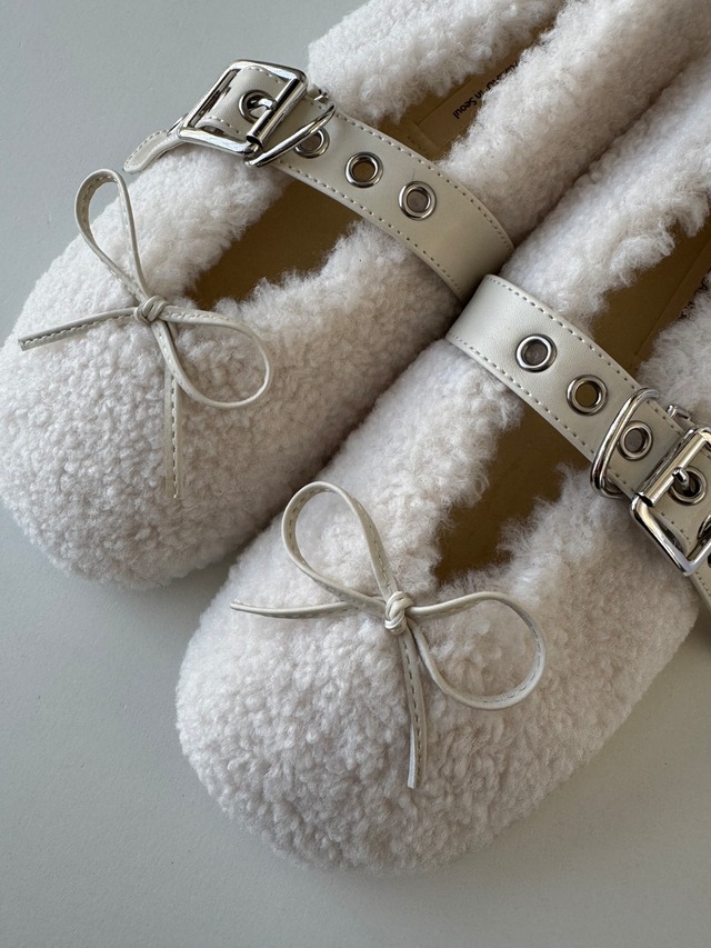 (即納) Fil. / Boa flat shoes (23.5~24.5cm)