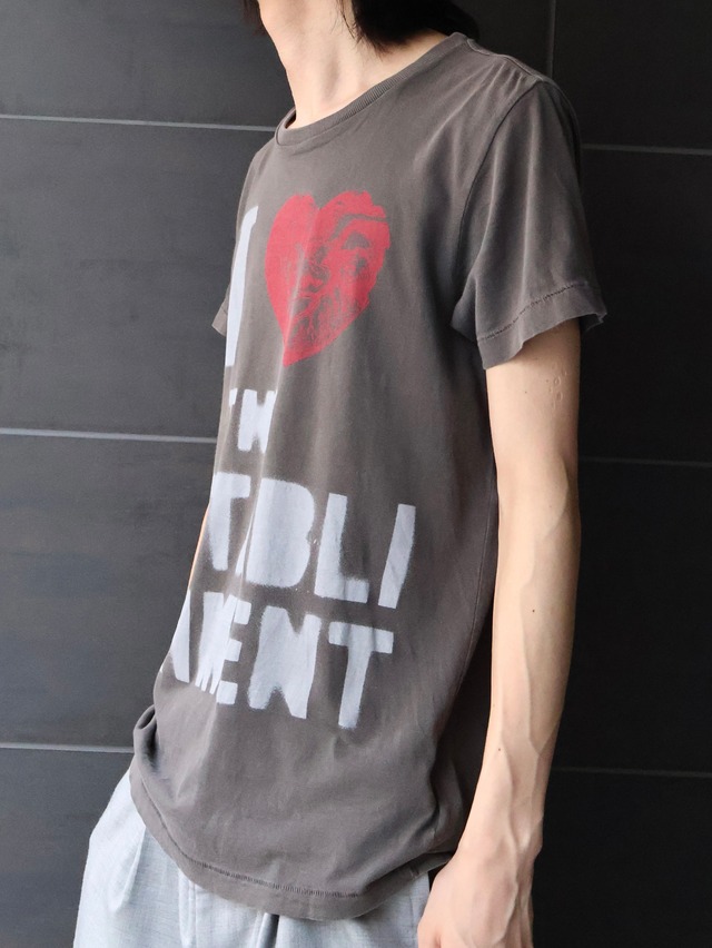 【diesel】coloring graphic top