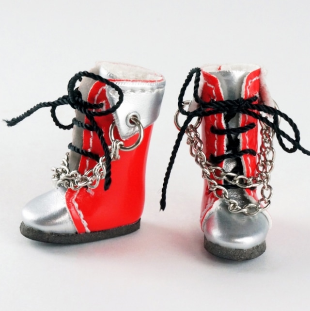 ドール靴 1/6 女性用 チェーンブーツ SHP085RSL MW - メイン画像