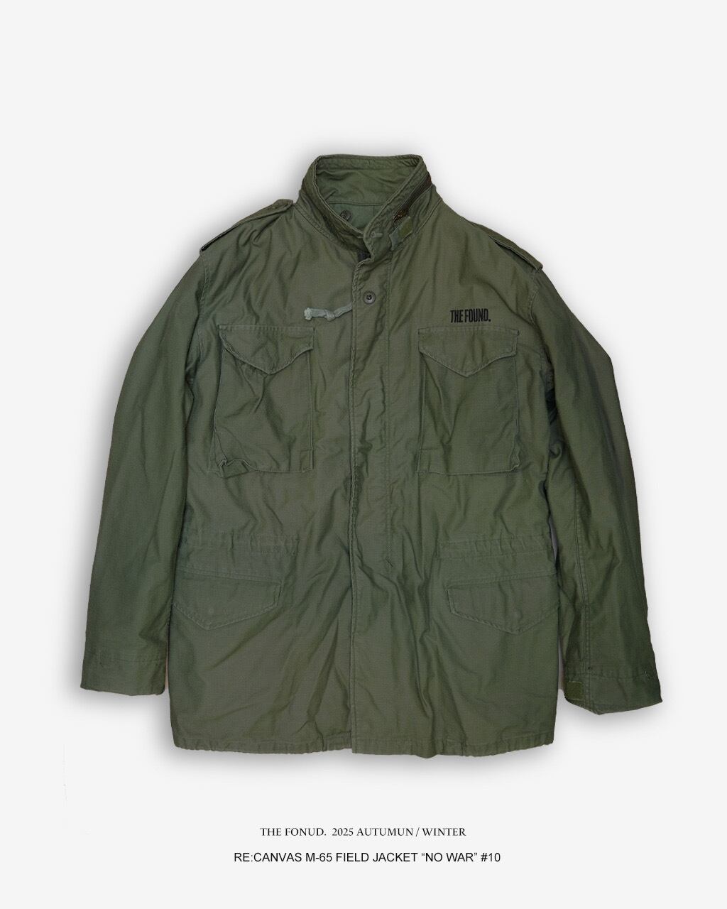 RE:CANVAS M-65 FIELD JACKET "NO WAR" #10