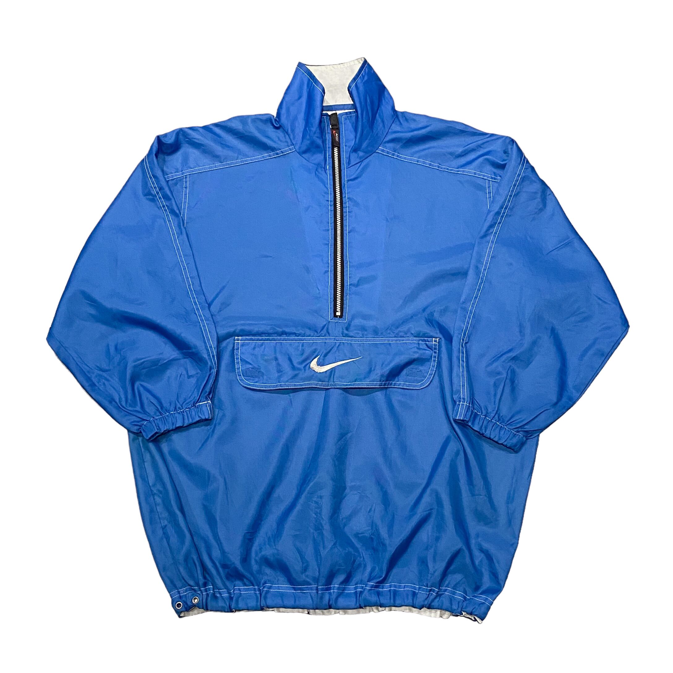 90's Nike Nylon Anorak Jacket L / ナイキ ハーフジップ アノラック ナイロンジャケット 古着 ヴィンテージ