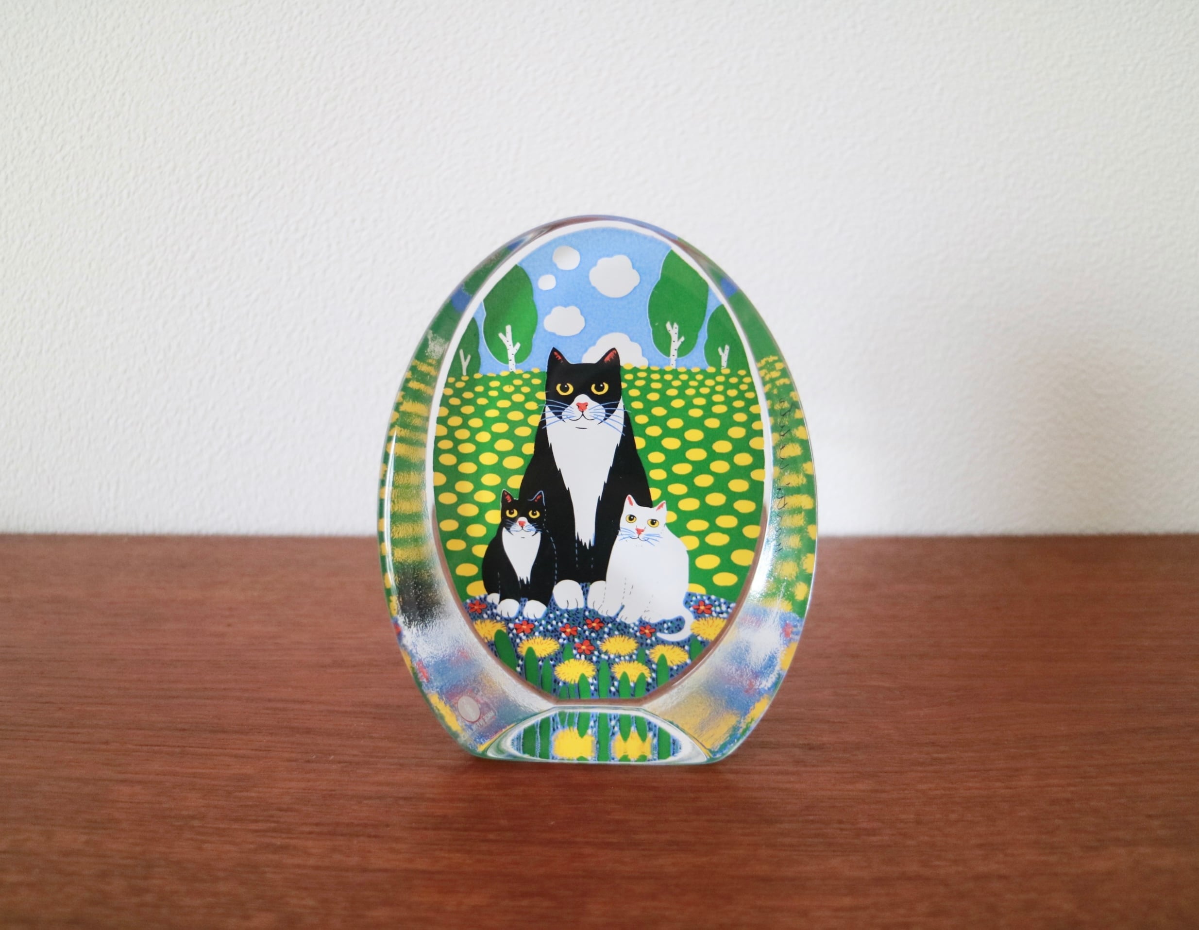 iittala ネコのガラスカード iittala ネコのガラスカード 