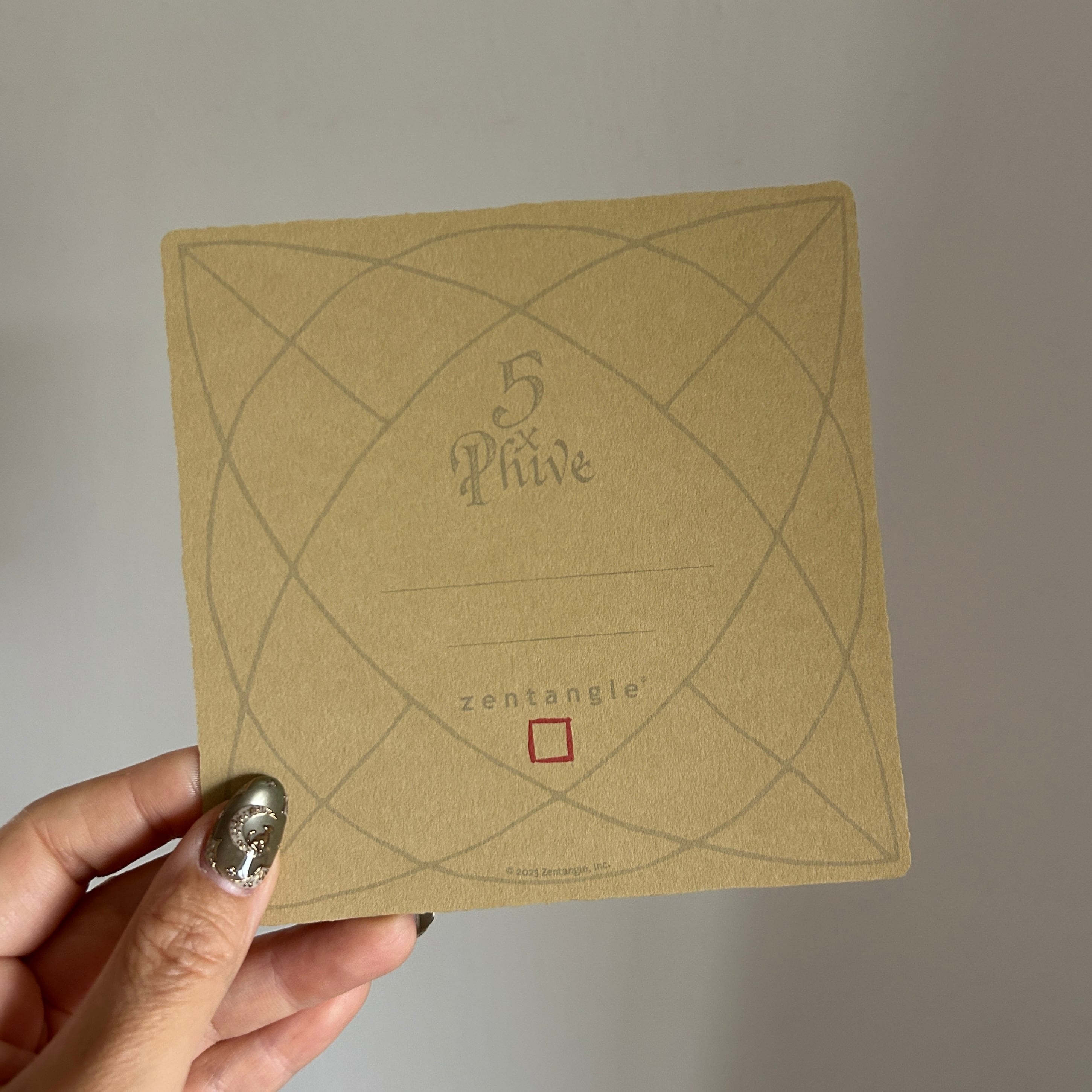 Papers / ペーパー | 成冨史絵のゼンタングル
