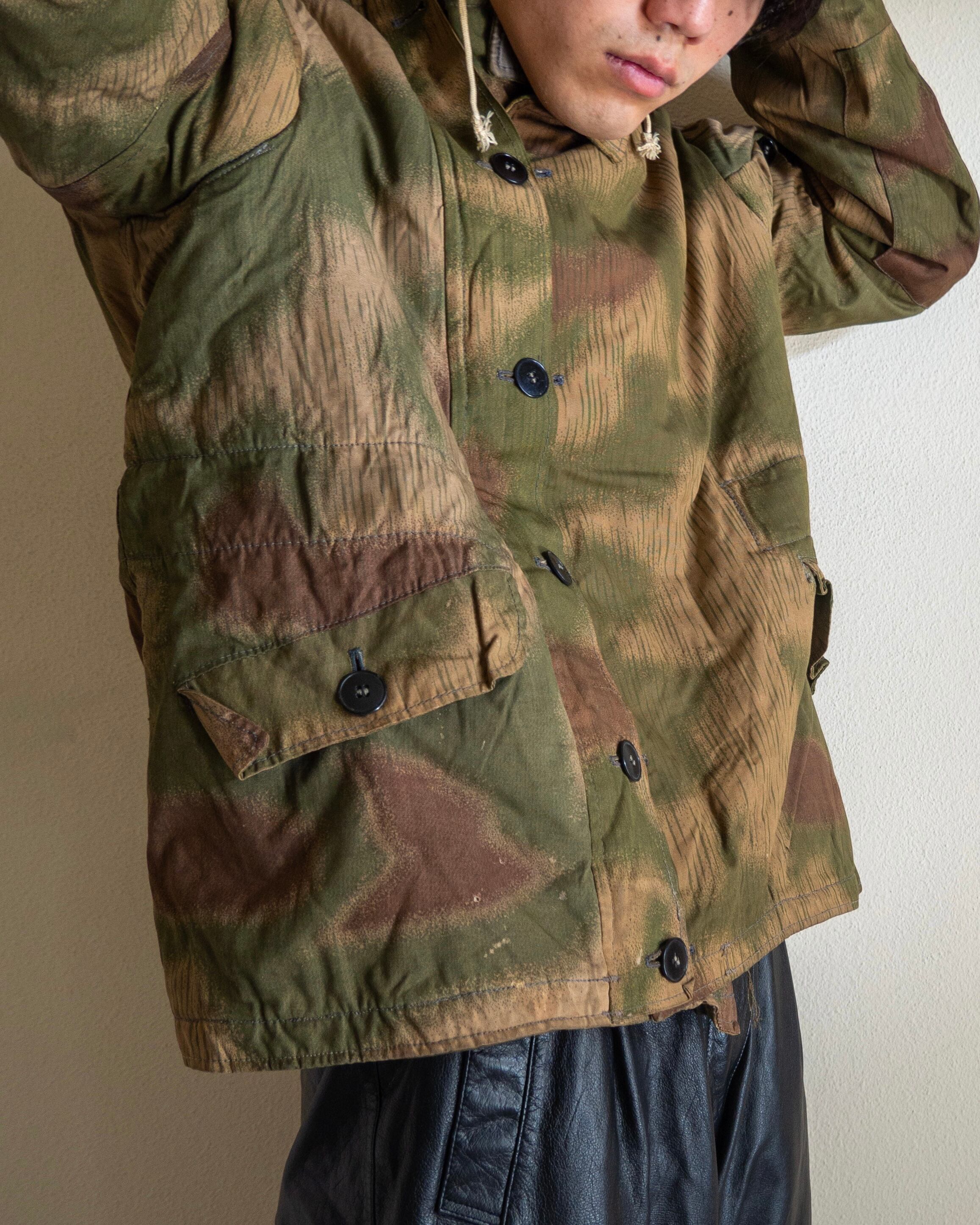 WWⅡ German Army Wehrmacht&Luftwaffe "Sumpftarnmuster44/Tan Water Camo"  Winter Padded Parka 40's | 'bout
