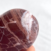 チョコレートジャスパー*パーム*250808-01*天然石*置き物*インテリアストーン