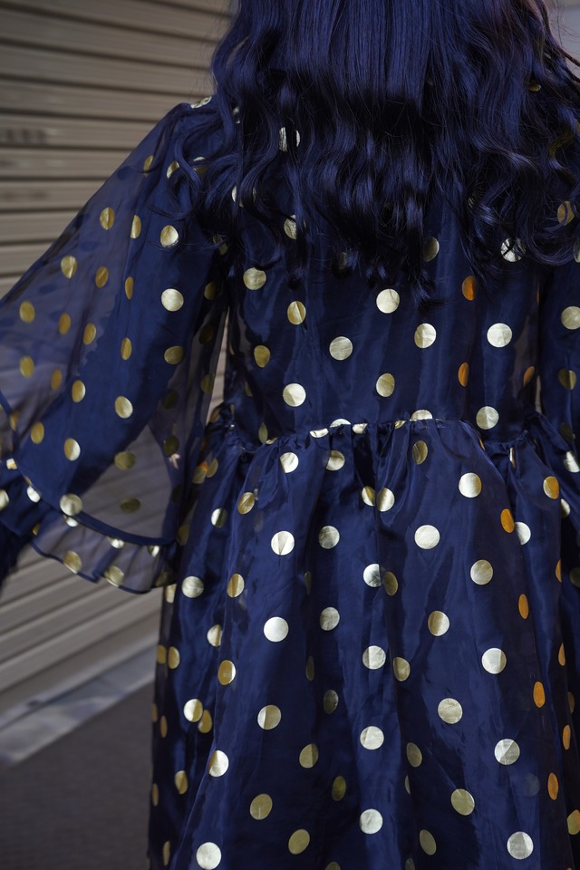 SWING SPOT ORGANZA MINI DRESS