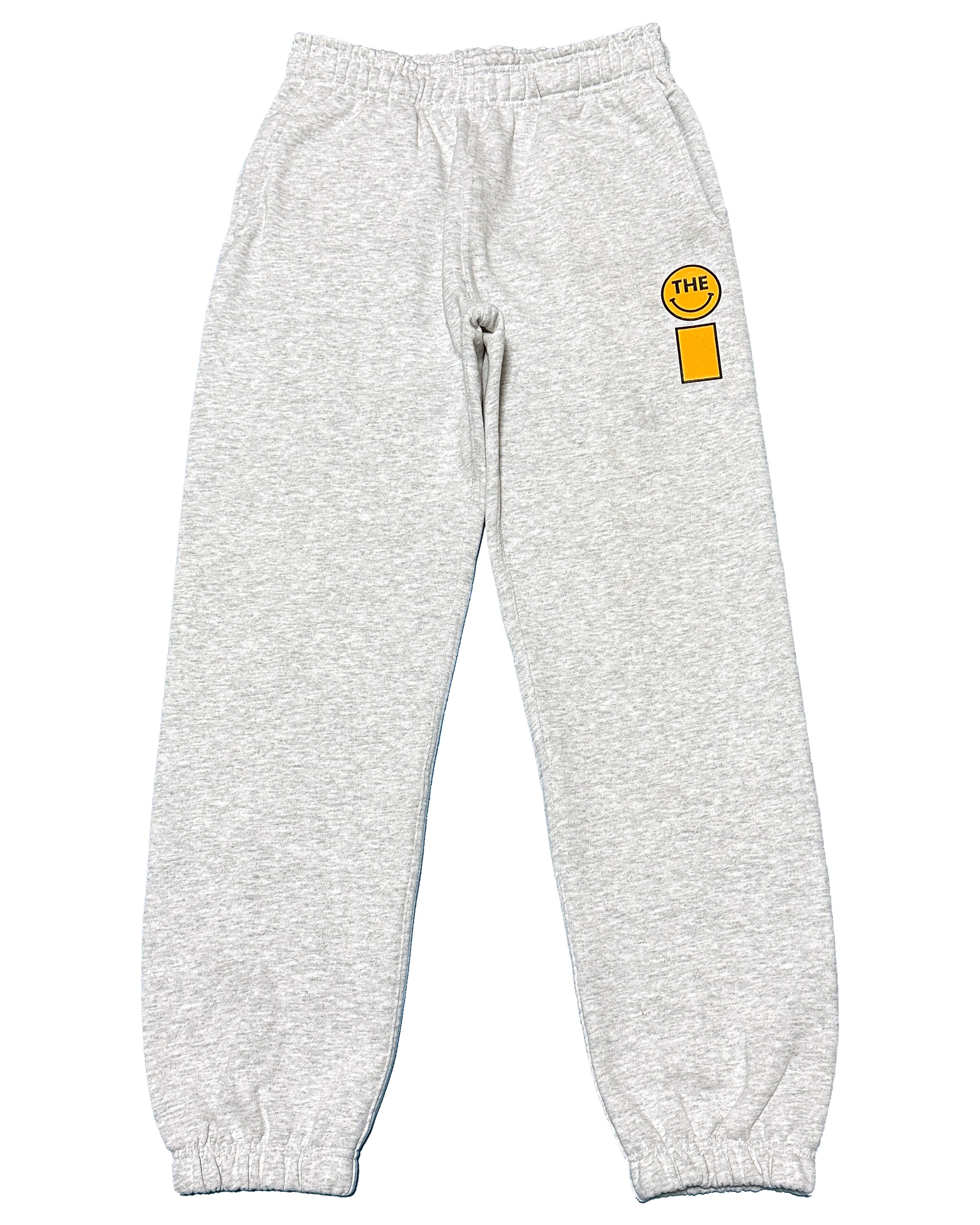 THEi SMILEY HEAVY WEIGHT SWEAT PANTS - GRAY | THEi Official Online