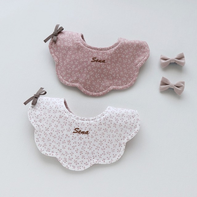 リトルベリースタイ   お名前 刺繍入れ 2色