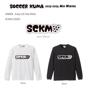 さっかーくま SCKM LOGO L/S Tee SK-022