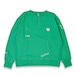 CC EMBROIDERY HENRY NECK SWEAT　-GREEN-