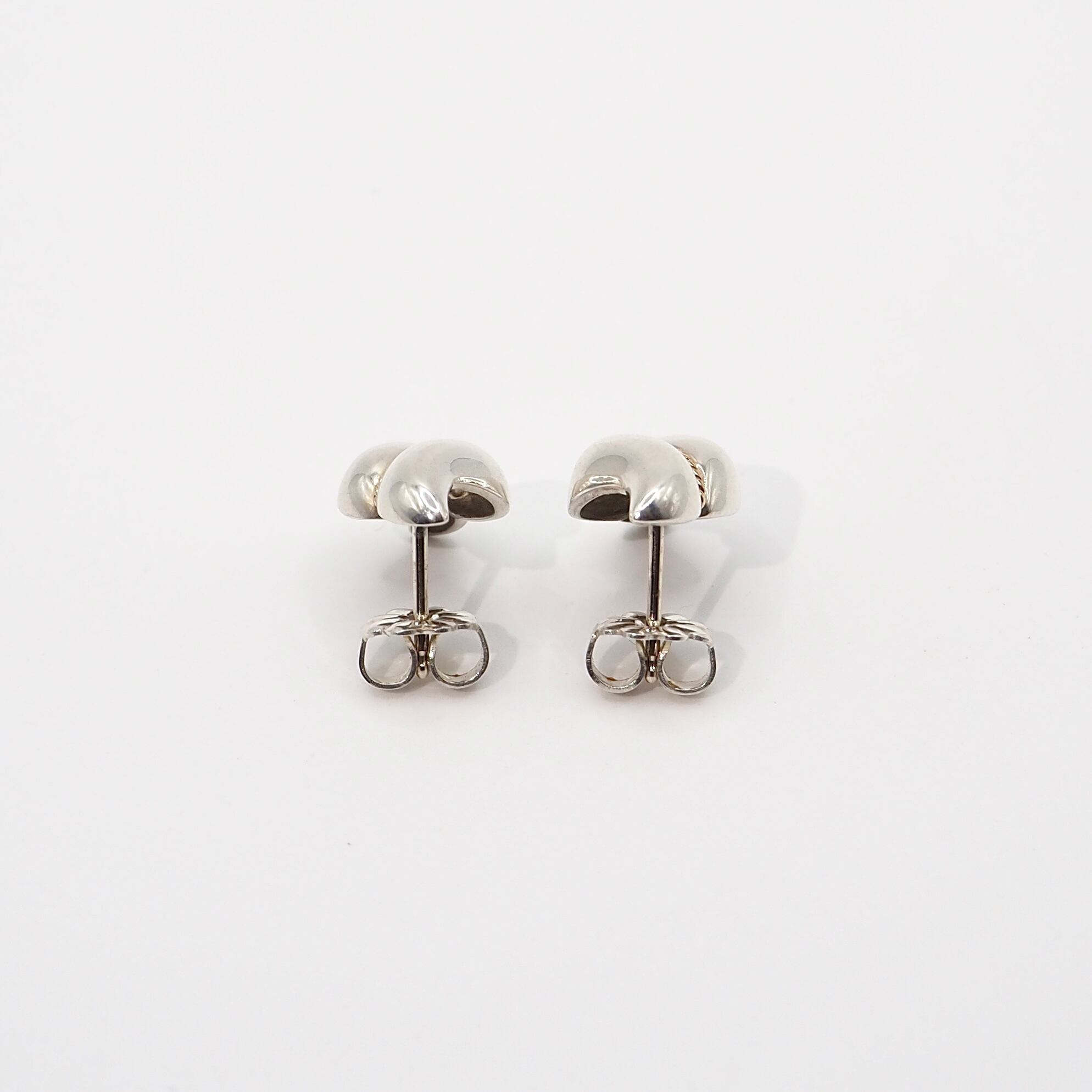 Tiffany&Co. ツイストロープ コンビピアス シルバー925 K18
