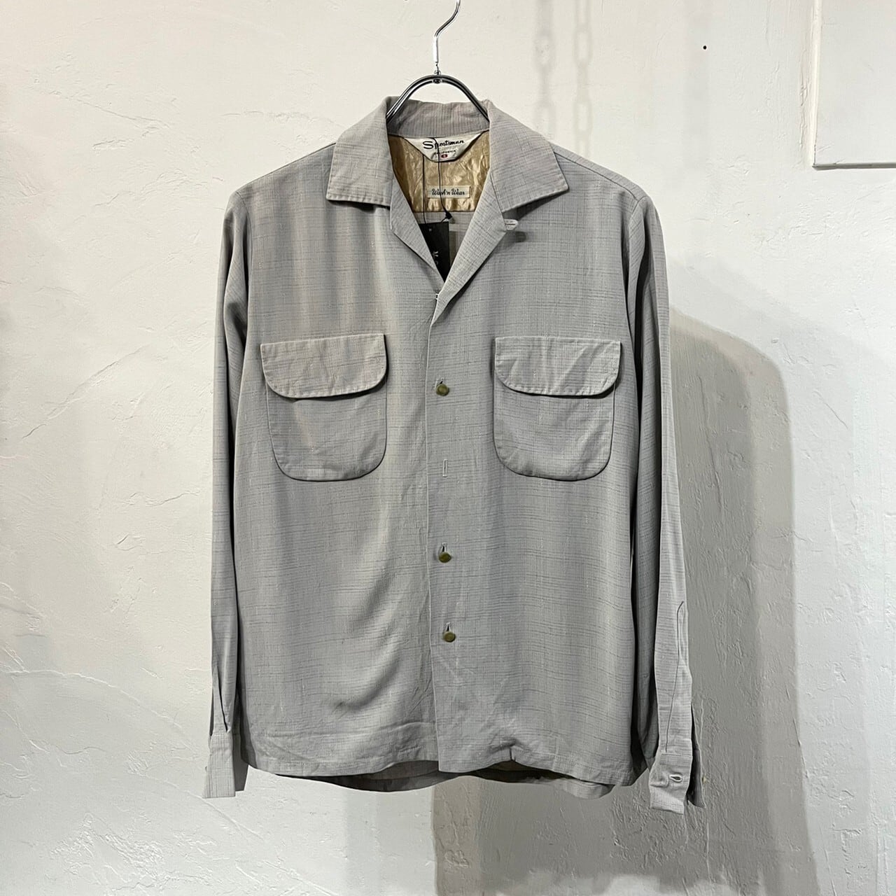 50s Sportsman Rayon Gabardine Shirt  