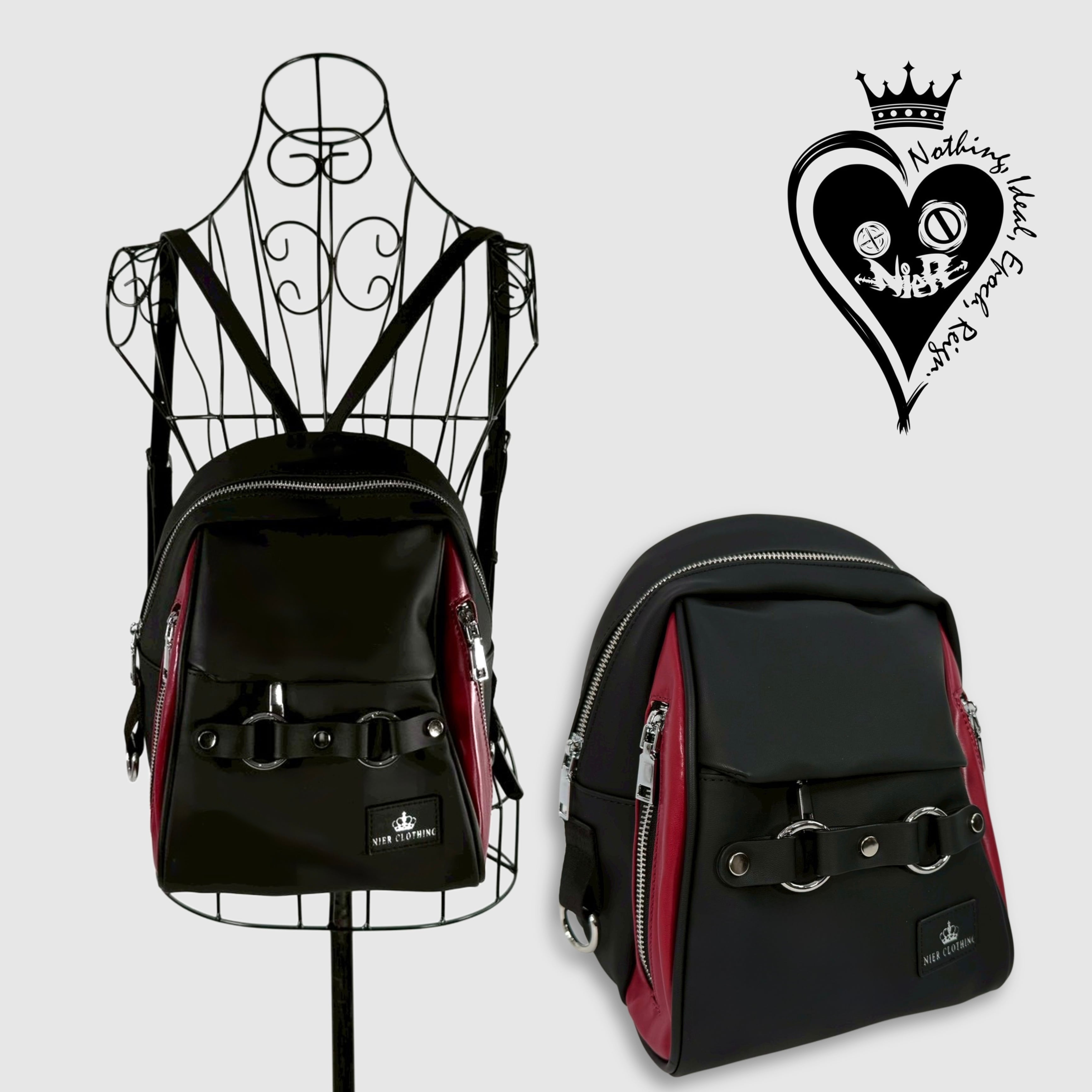 月末超ばら撒き新作ITEM》HIGH QUALITY RUCKSACK【BLACK×RED】 | NIER