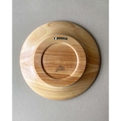 【飾り皿】青富士に桜 Ornamental plate for wall hanging