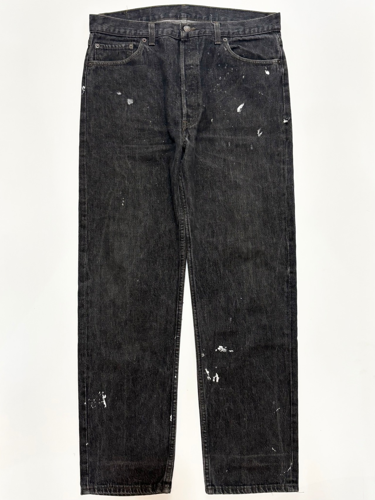 90s Levi’s 501-0658 BLACK DENIM PANTS MADE IN USA Size W36L32