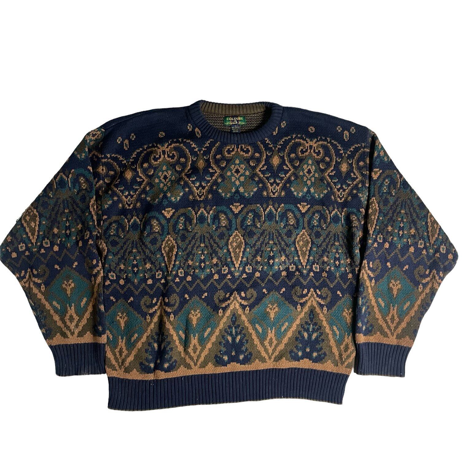 PAISLEY PATTERN KNIT