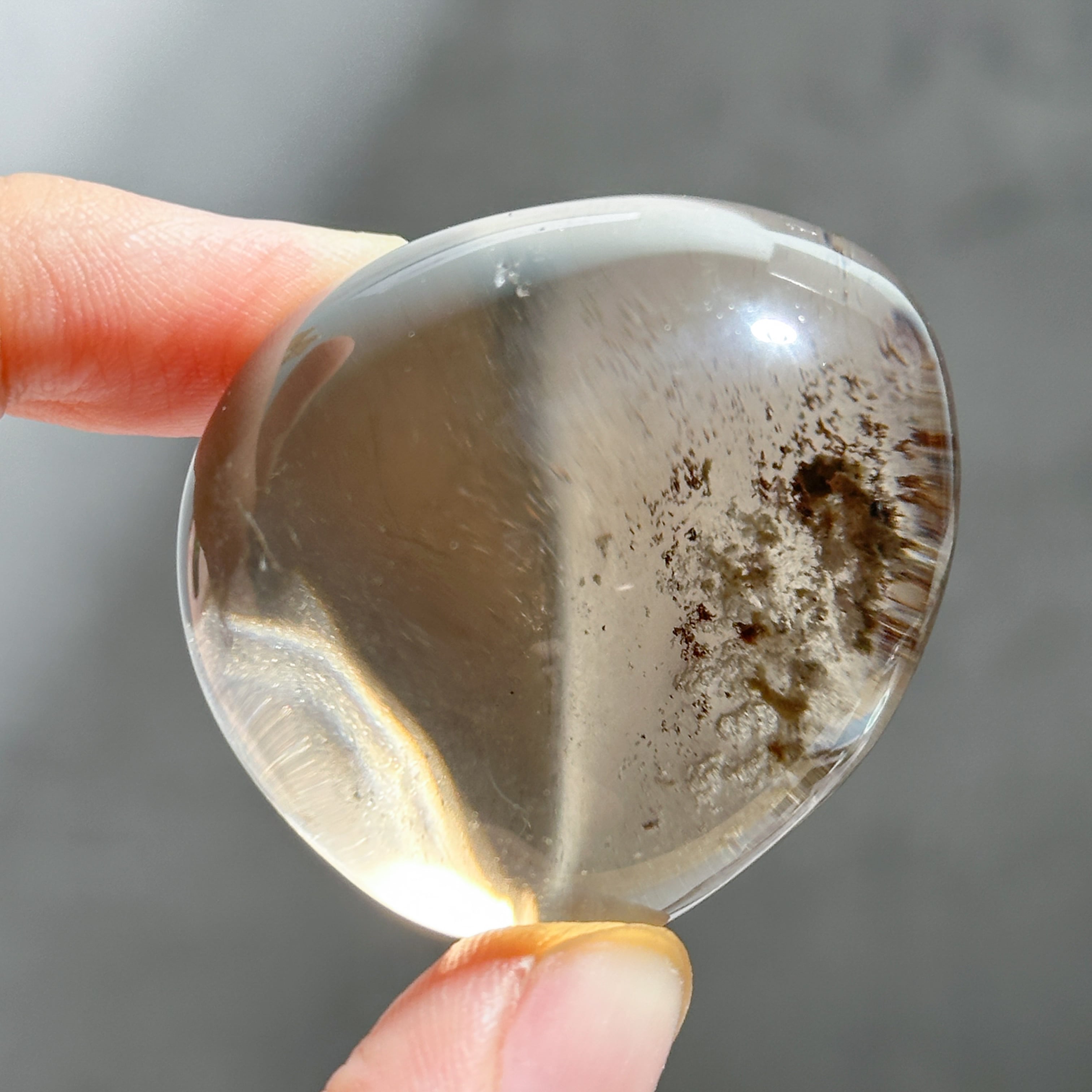 専用ページ カイラス産 ミストカーテンクォーツ ミナスジェライス産ガーデンクォーツ レンズ05◇Garden Quartz◇天然石