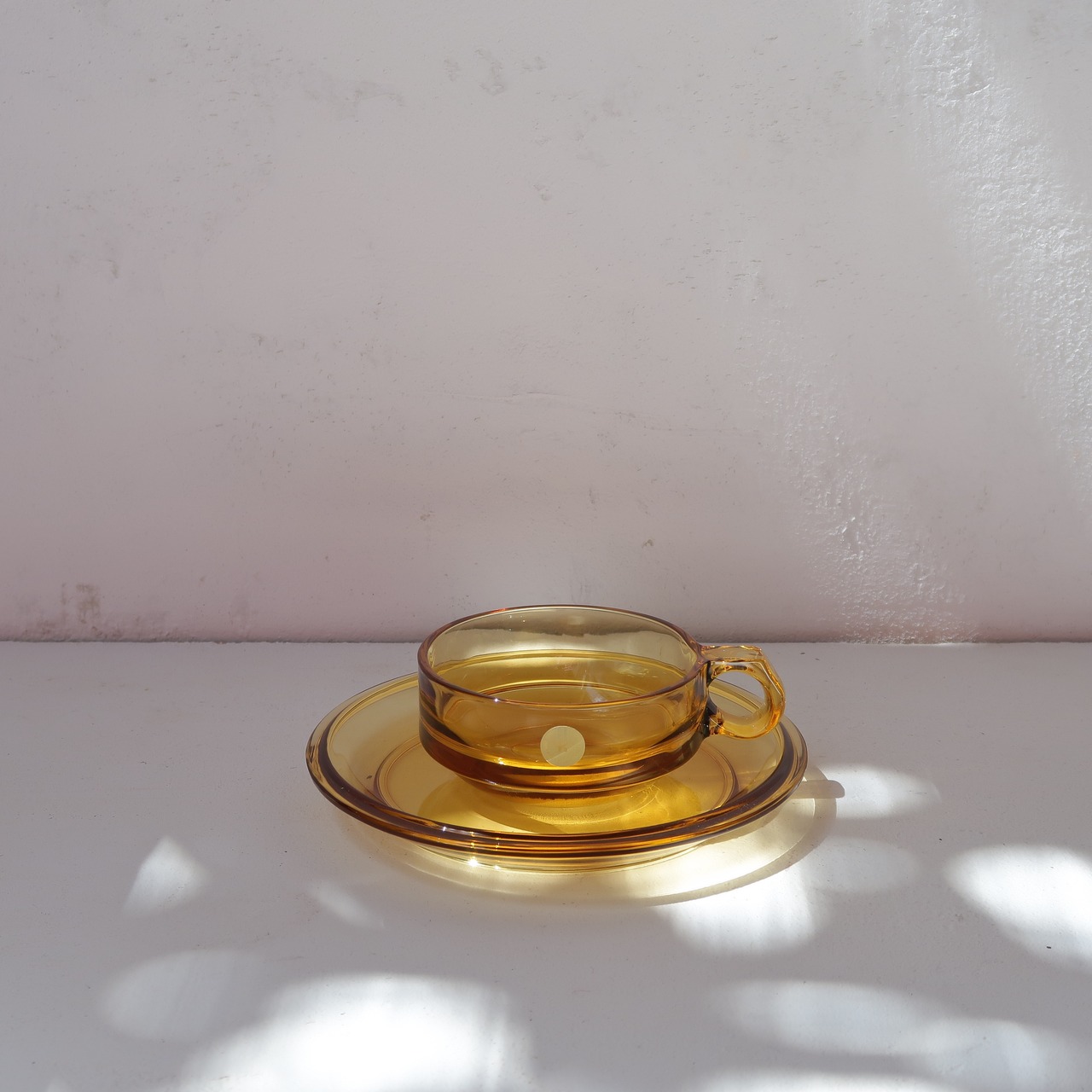 飴色のカップ&ソーサー
