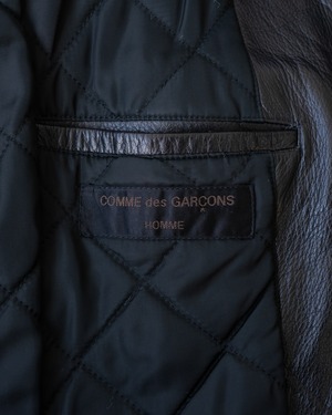 〈COMME des GARCONS〉Leather jacket 1990's
