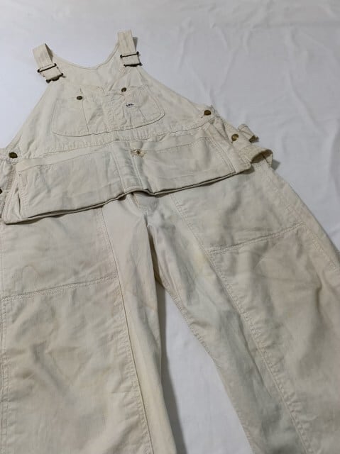 1960~70's Solid Color Work Overalls with Apron "Lee"