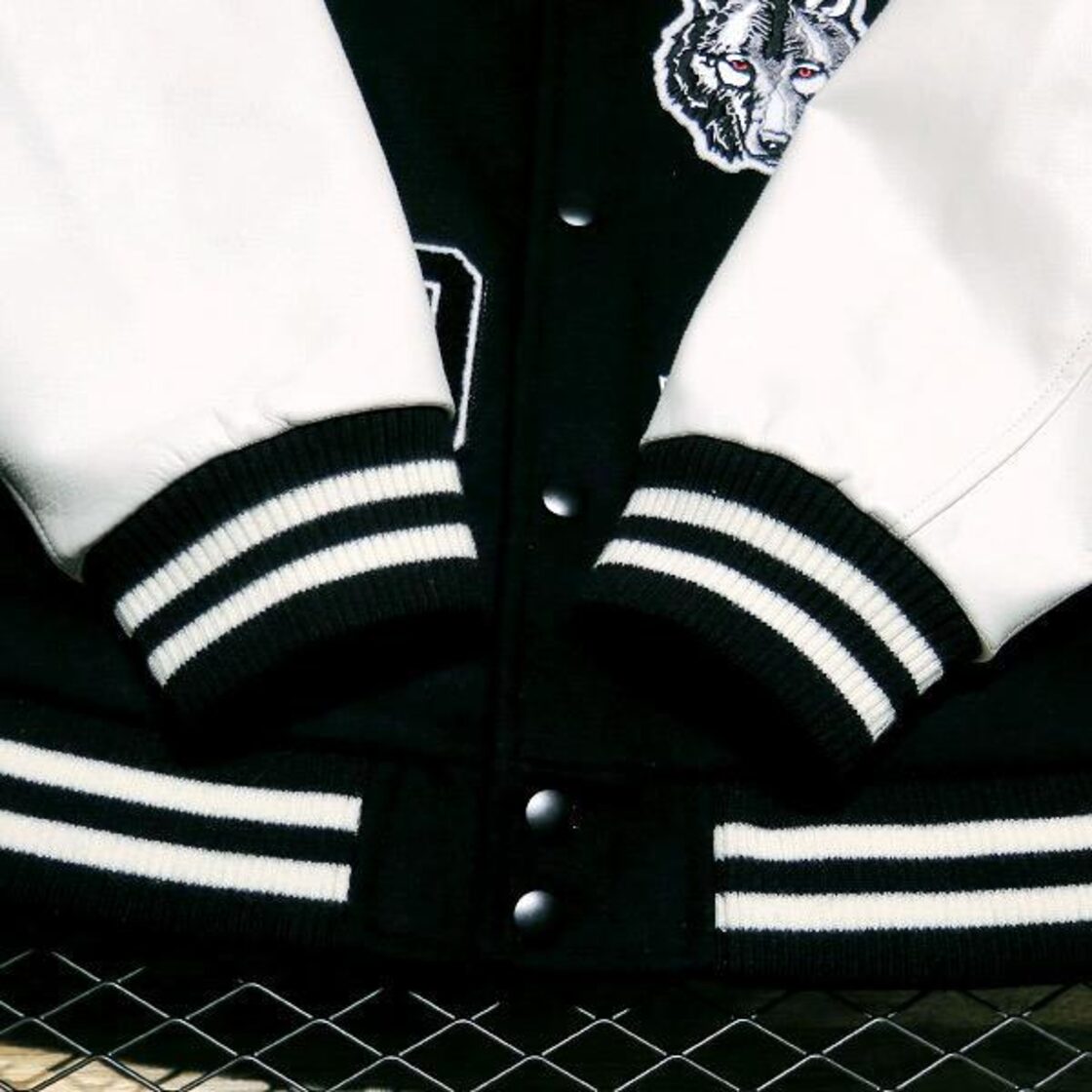 F.C.Real Bristol 22AW SNEAKERWOLF TEAM VARSITY JACKET FCRB-222126 