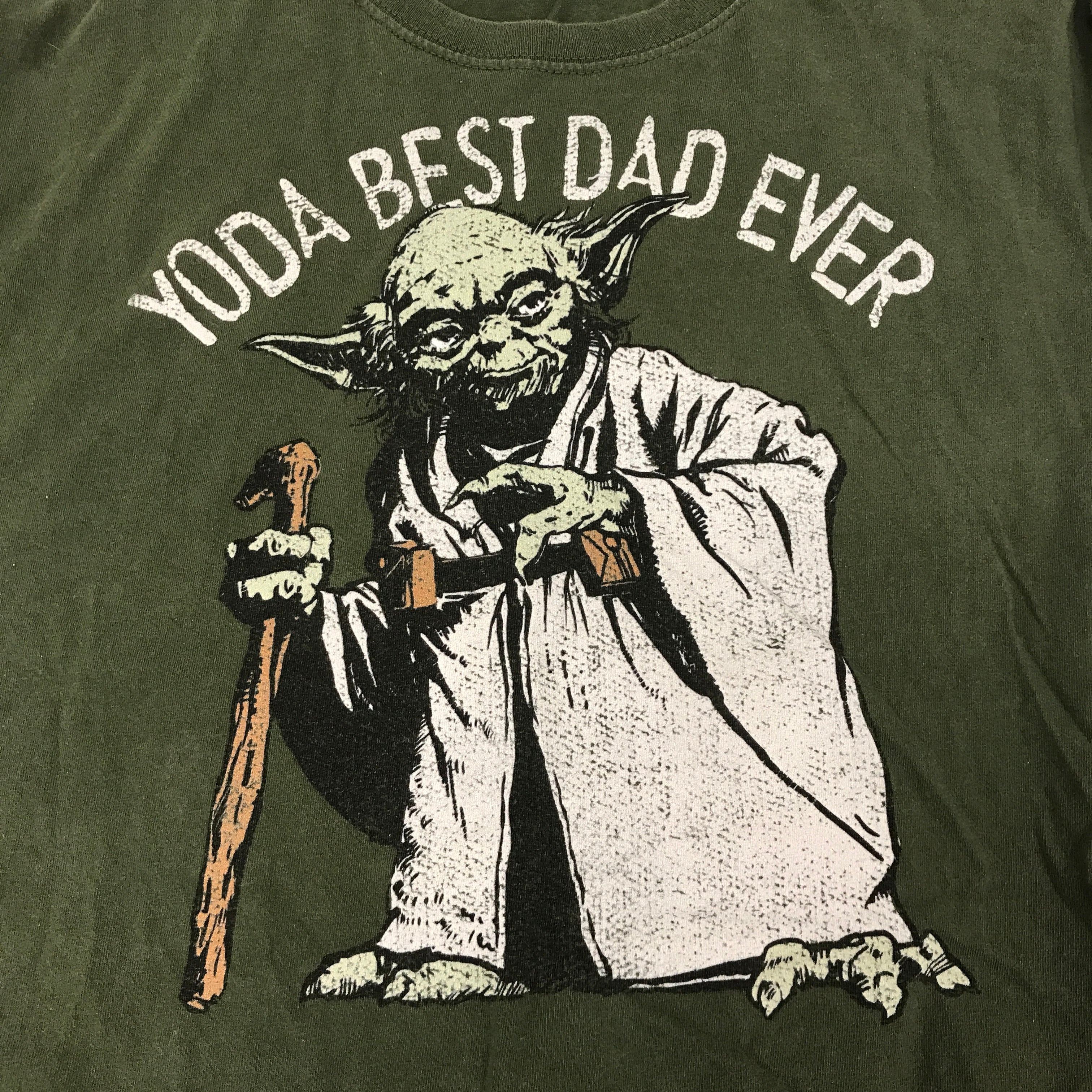 FREE STAR WARS スターウォーズ YODA マスターヨーダ 緑 Tシャツ 輸入 