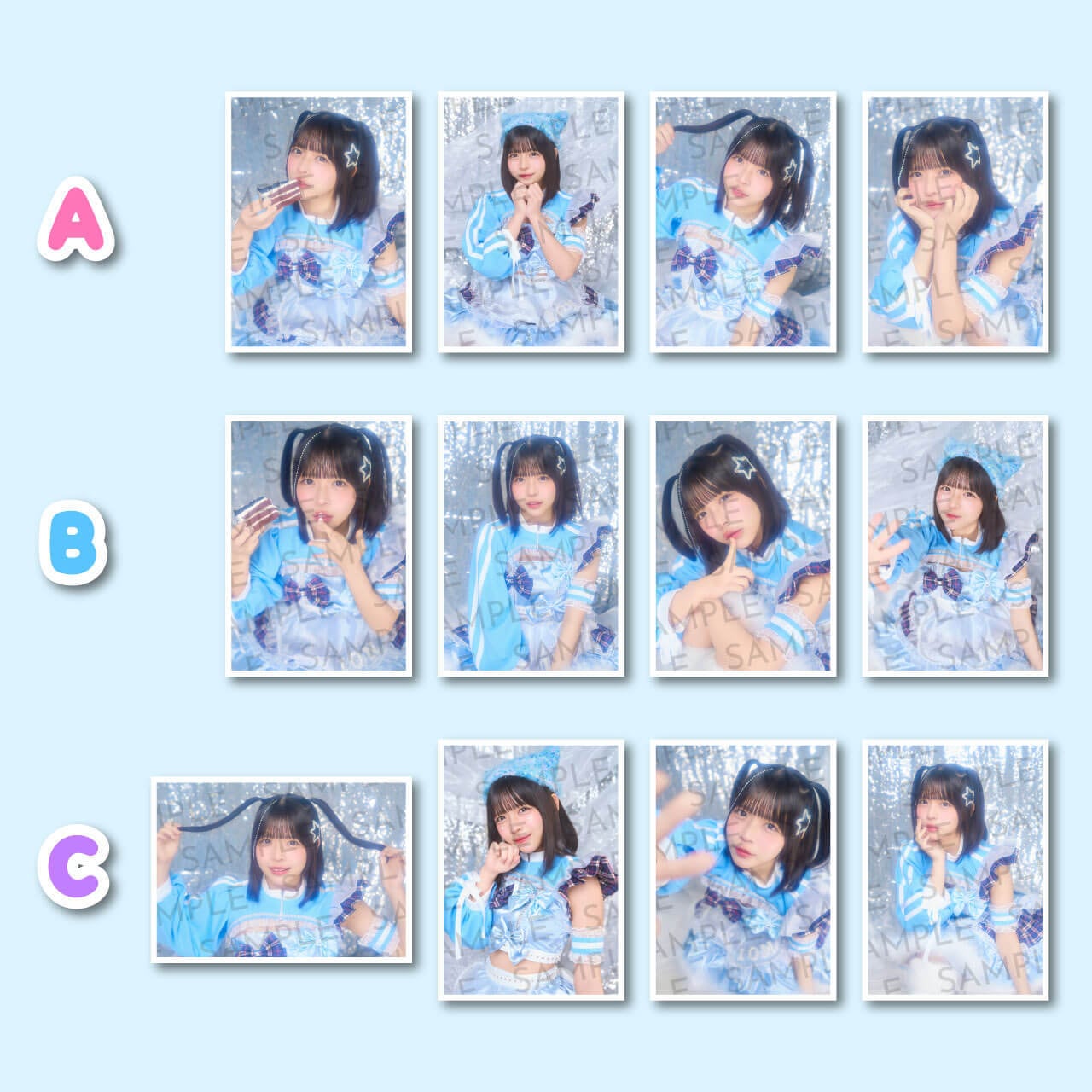 楠偉音生誕記念】生誕ブロマイド4種1セット（×3パターン）【YOG050