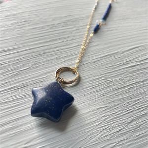 【New】star* (lapis-lazli,pyrite,opal,crystal)/14K Goldfilled