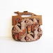 Vintage wooden crocodile ethnic design gobelin bag
