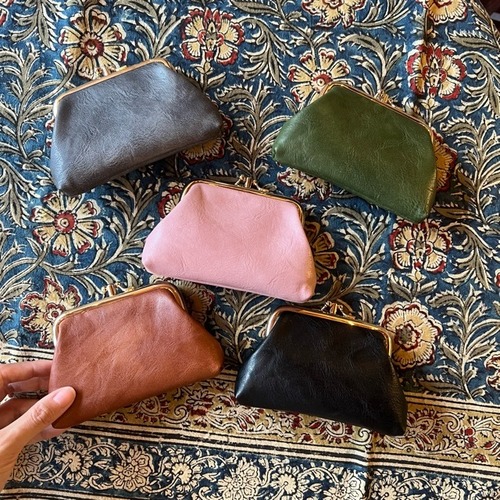 TOPANGA Accessory Compact Clasp Wallet 5color　コンパクト　がま口　ミニ財布　miniwallet　