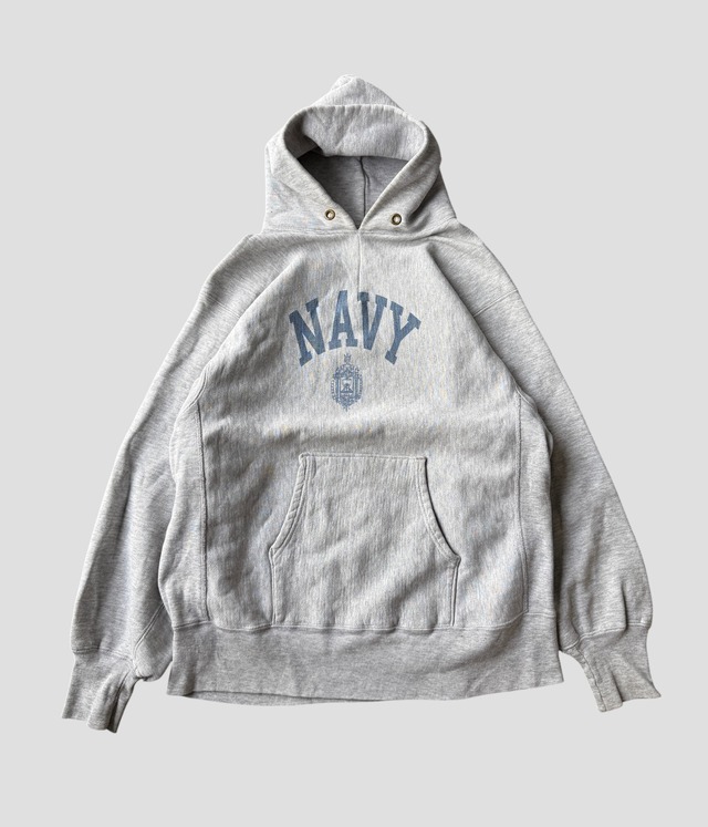 -Champion- Vintage Revers weave 80s L Hoodie-NAVY
