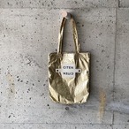 CITEN gold tote bag