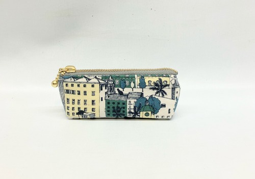 印鑑ポーチ　ミニポーチ　黒猫の散歩｜とりさん工房ーかわいいハンドメイドポーチ