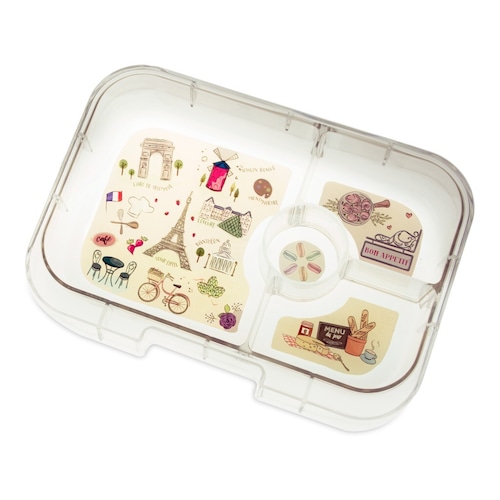 Yumbox Panino Tray Insert - パリ- Paris Map -  (小分け4)