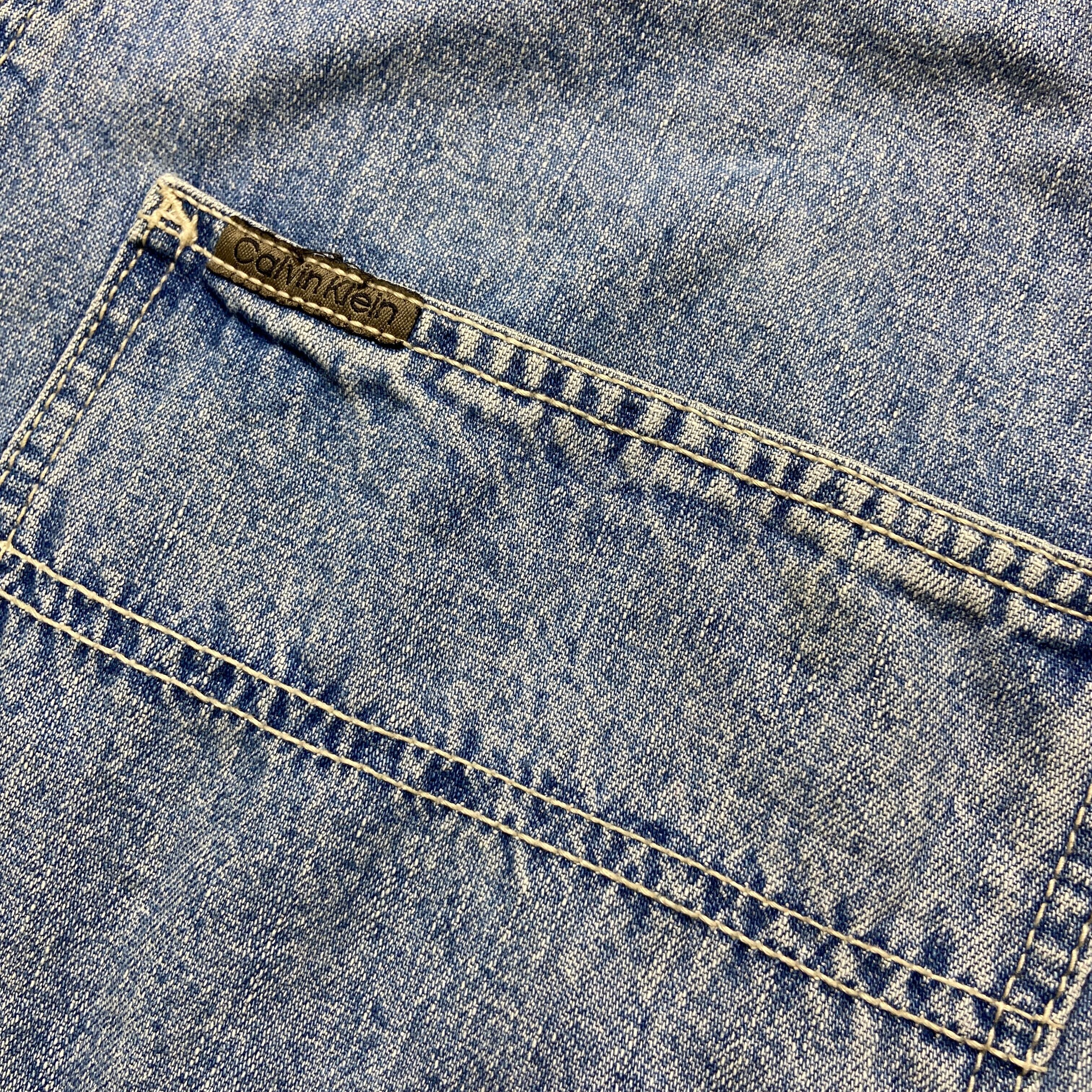 90年代 Calvin Klein Jeans カルバンクライン デニムオーバーオール