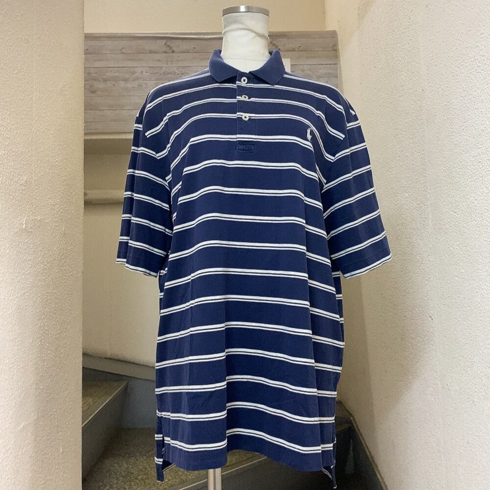 ラルフローレン 半袖ポロシャツ 紺 白 ボーダー柄 RALPH LAUREN | UTA