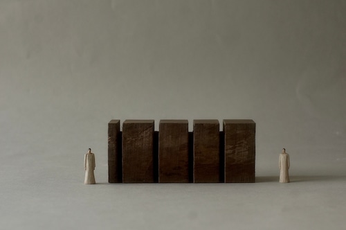 (064)wood figure-mini &structure 箱入 026