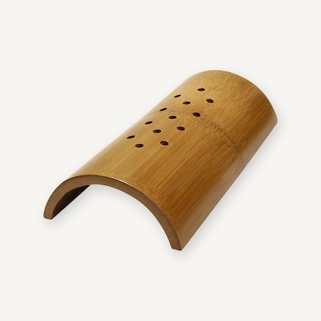 【交換可】 竹枕「竹 硬枕 “楽枕” Ｍ寸」かたまくら 使用説明書付 73-803 枕 肩こり 頭痛  日本製
