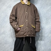 design padding jacket brown