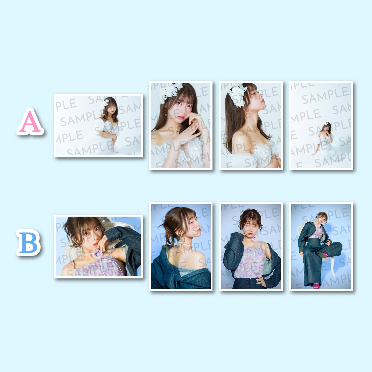 まるぴ生誕記念】ブロマイド4種1セット（×2パターン）【ZR0559