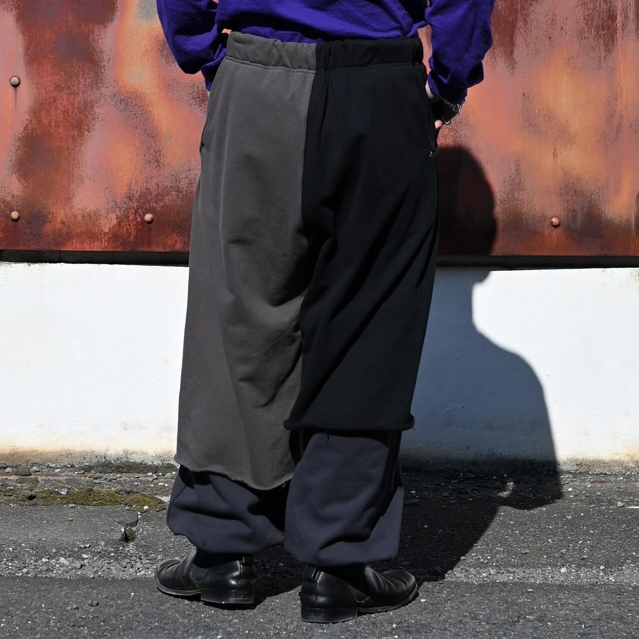 Leh / Layered Wide Track Pants | GANKO