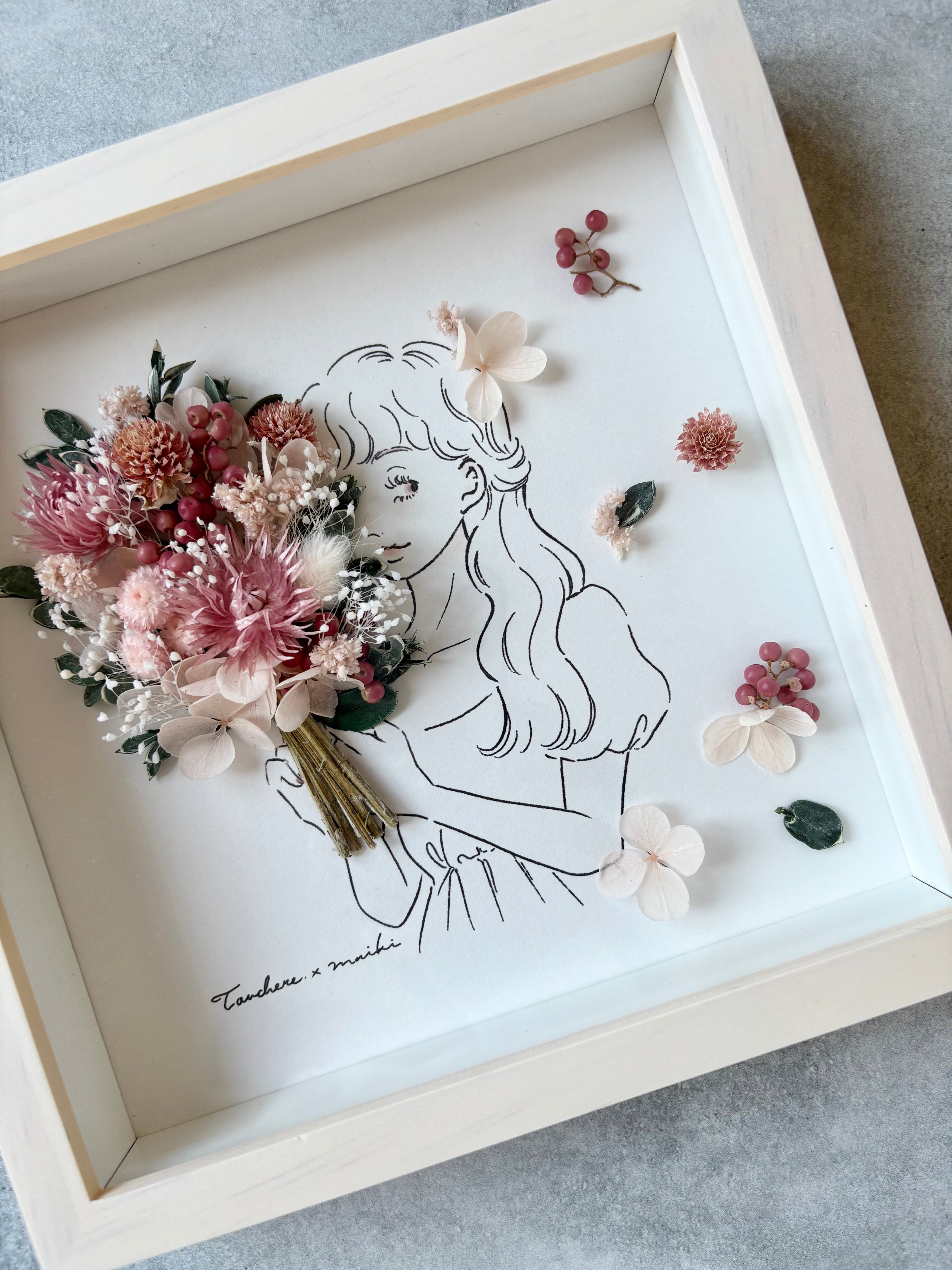 Touchere×maiki】選べるカラー『花束』Mサイズフレーム | Touchere